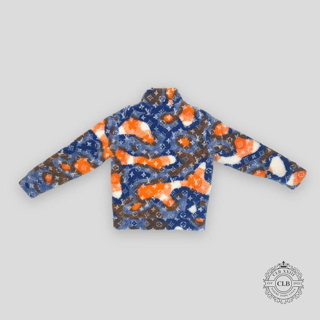 Louis Vuitton Jacquard Camo Fleece Jacket