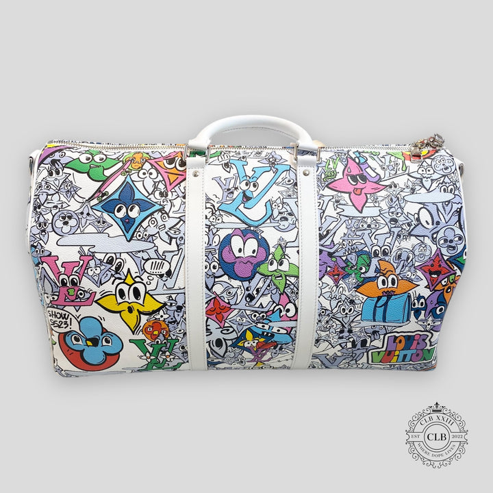 LOUIS VUITTON KEEPALL BANDOULIÈRE 50 - GRAFFITI COMICS