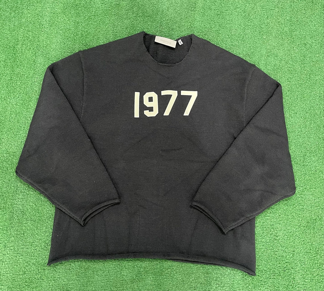 Fear of God Essentials 1977 Raw Edge Sweater Iron