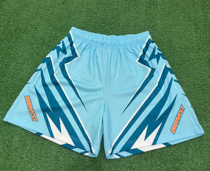 Bravest Studios Moto Shorts Blue