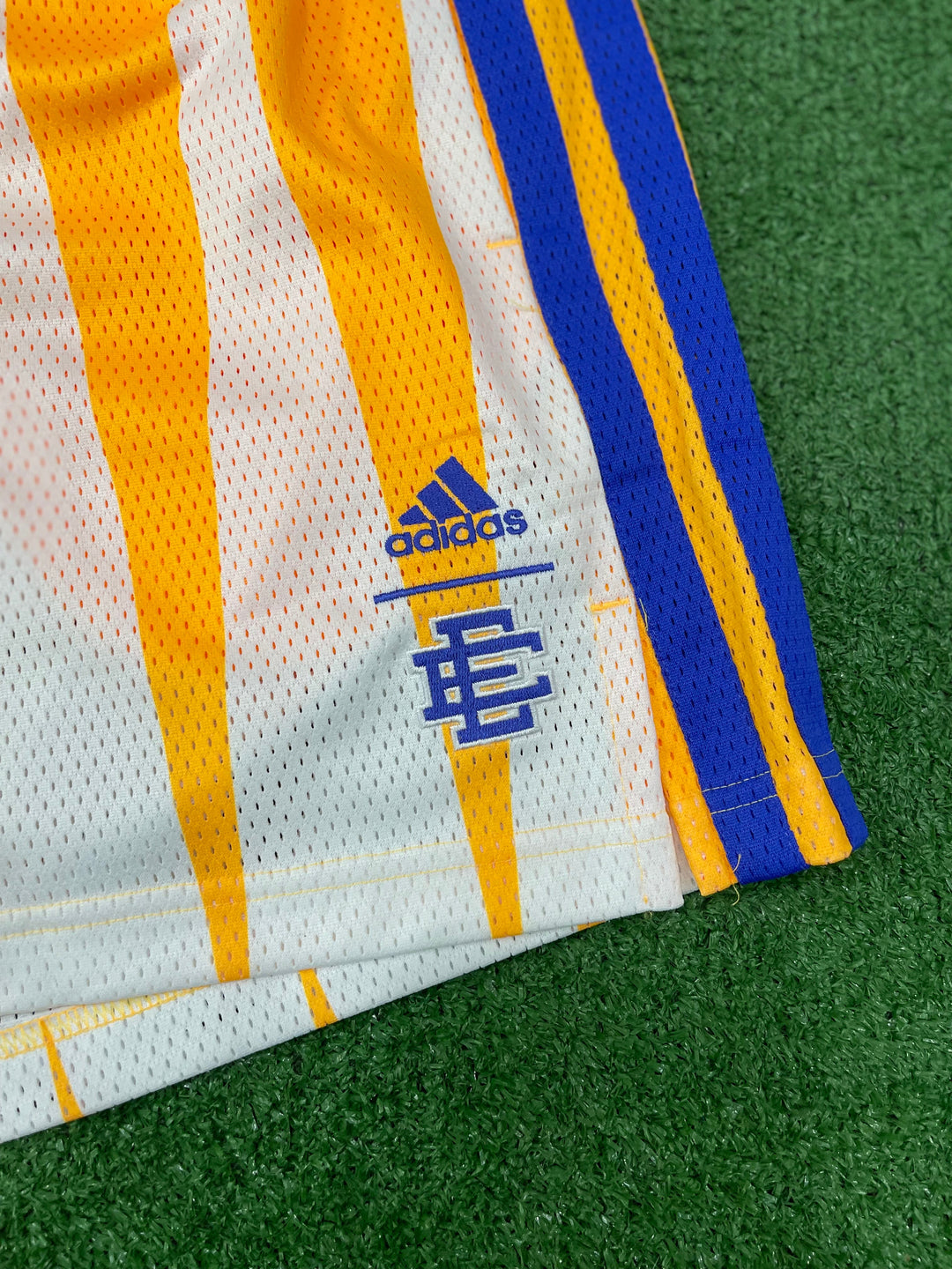 Adidas x Eric Emanuel Hoops Summer Essentials Shorts Gold