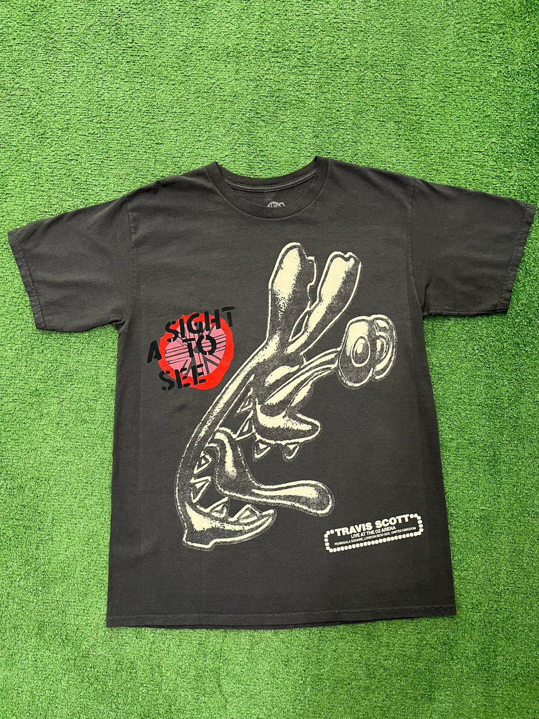 Travis Scott O2 A Sight To See T-shirt Black