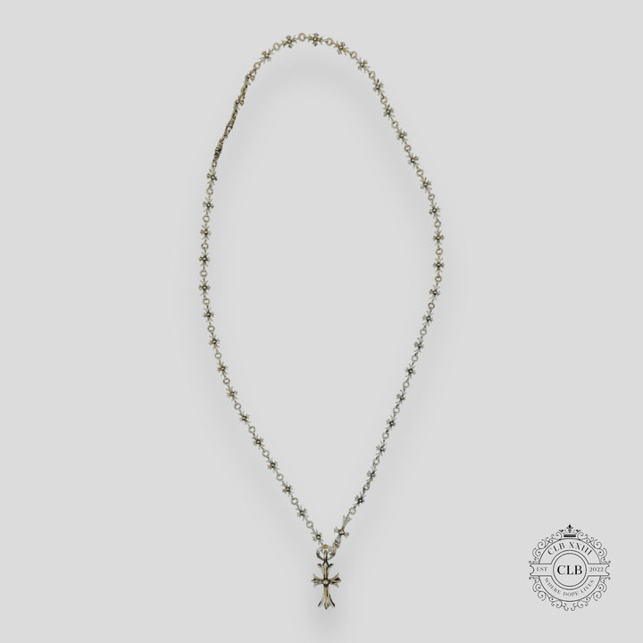 CHROME HEARTS MINI CROSS NECKLACE