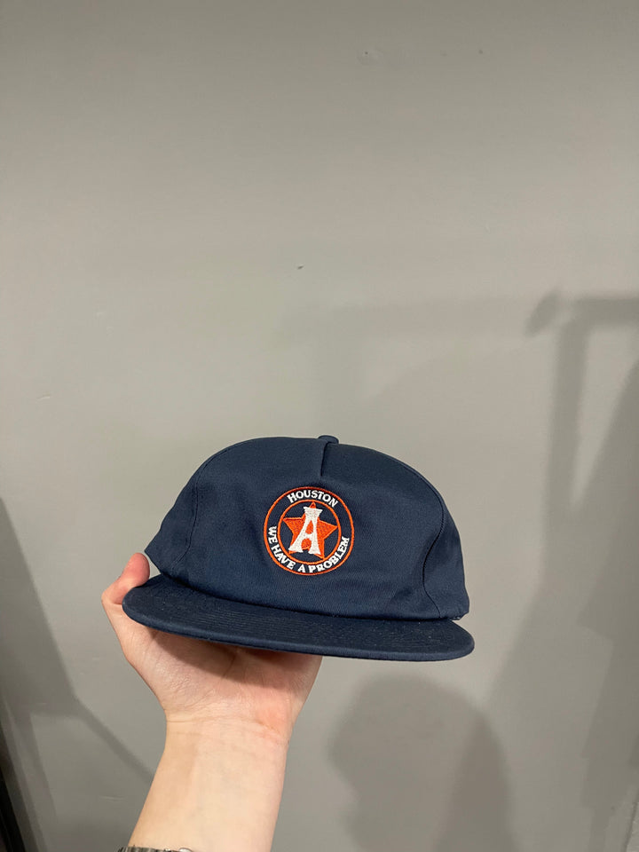 Travis Scott Houston Problem Hat Navy Blue