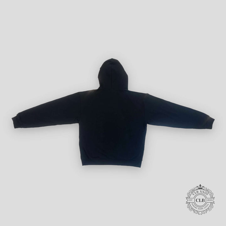 Celine Small Logo Hoodie in Black