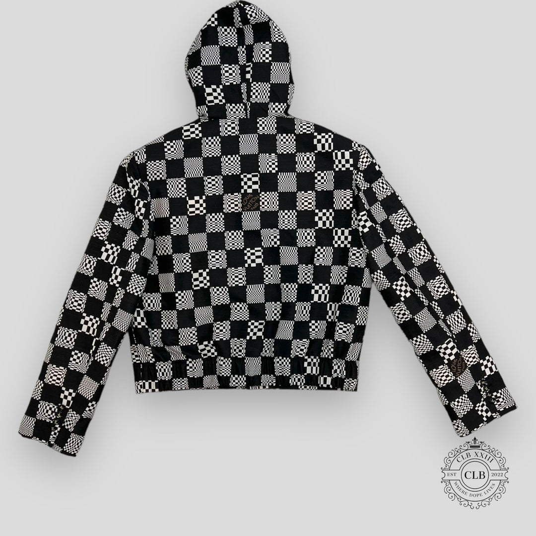 LOUIS VUITTON CONSTRUCTED HOODIE - BLACK