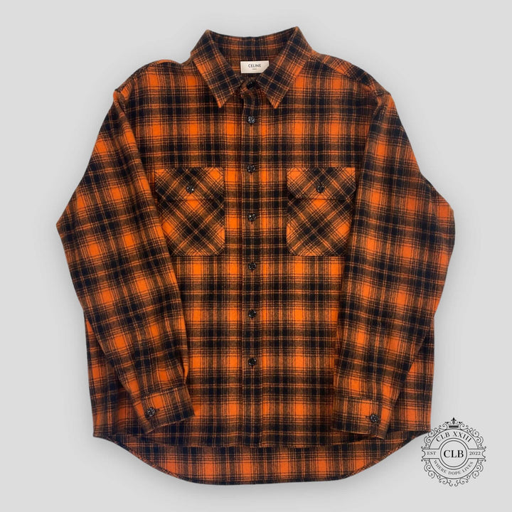 Celine Loose Shirt in Orange