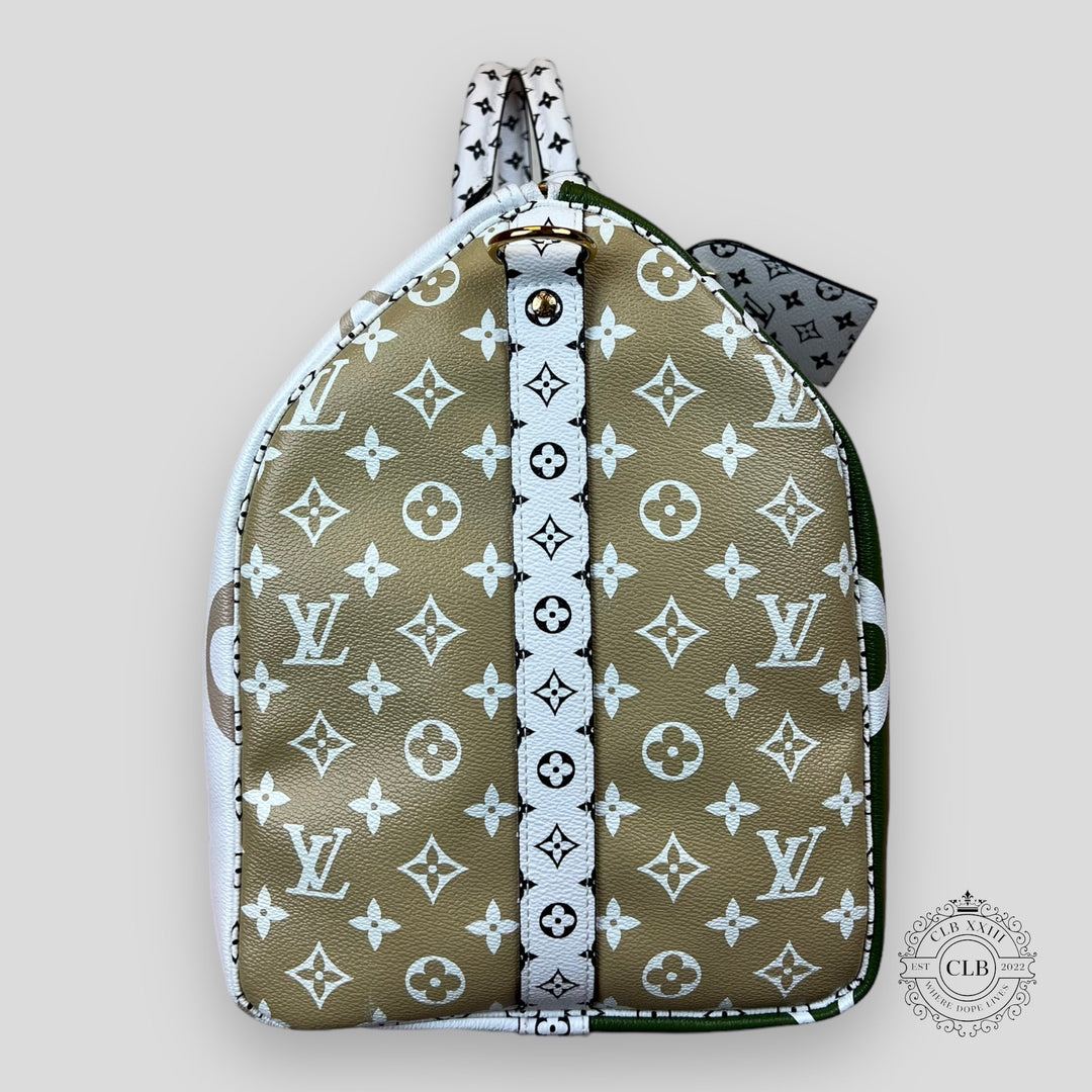 LOUIS VUITTON GIANT MONOGRAM KEEPALL 50 - KHAKI / BEIGE