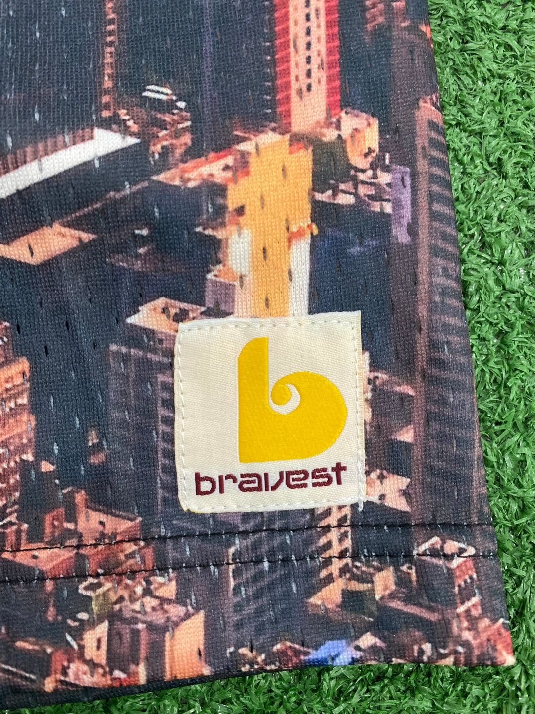 Bravest Studios Skyline Shorts Orange