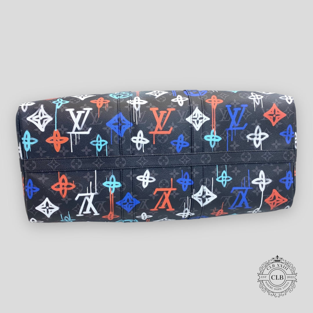 LOUIS VUITTON KEEPALL BANDOULIÈRE 50 - GRAFFITI MONOGRAM