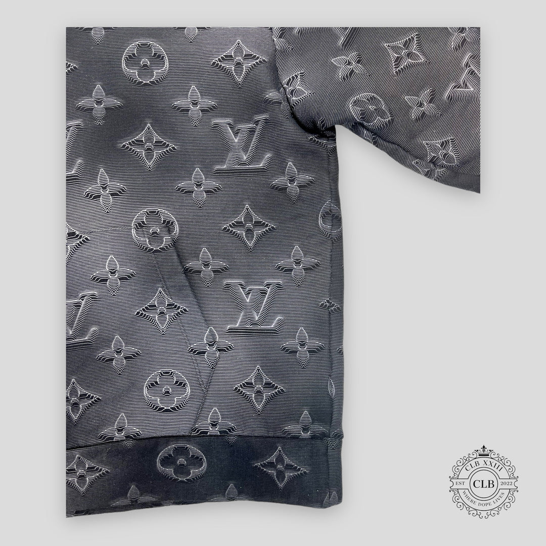 LOUIS VUITTON 2054 3D MONOGRAM HOODIE - GREY