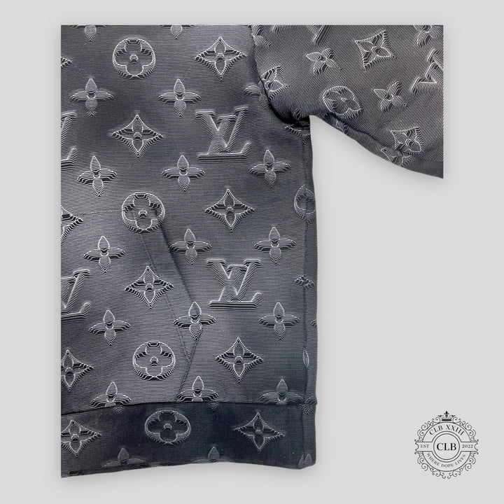 LOUIS VUITTON 2054 3D MONOGRAM HOODIE - GREY