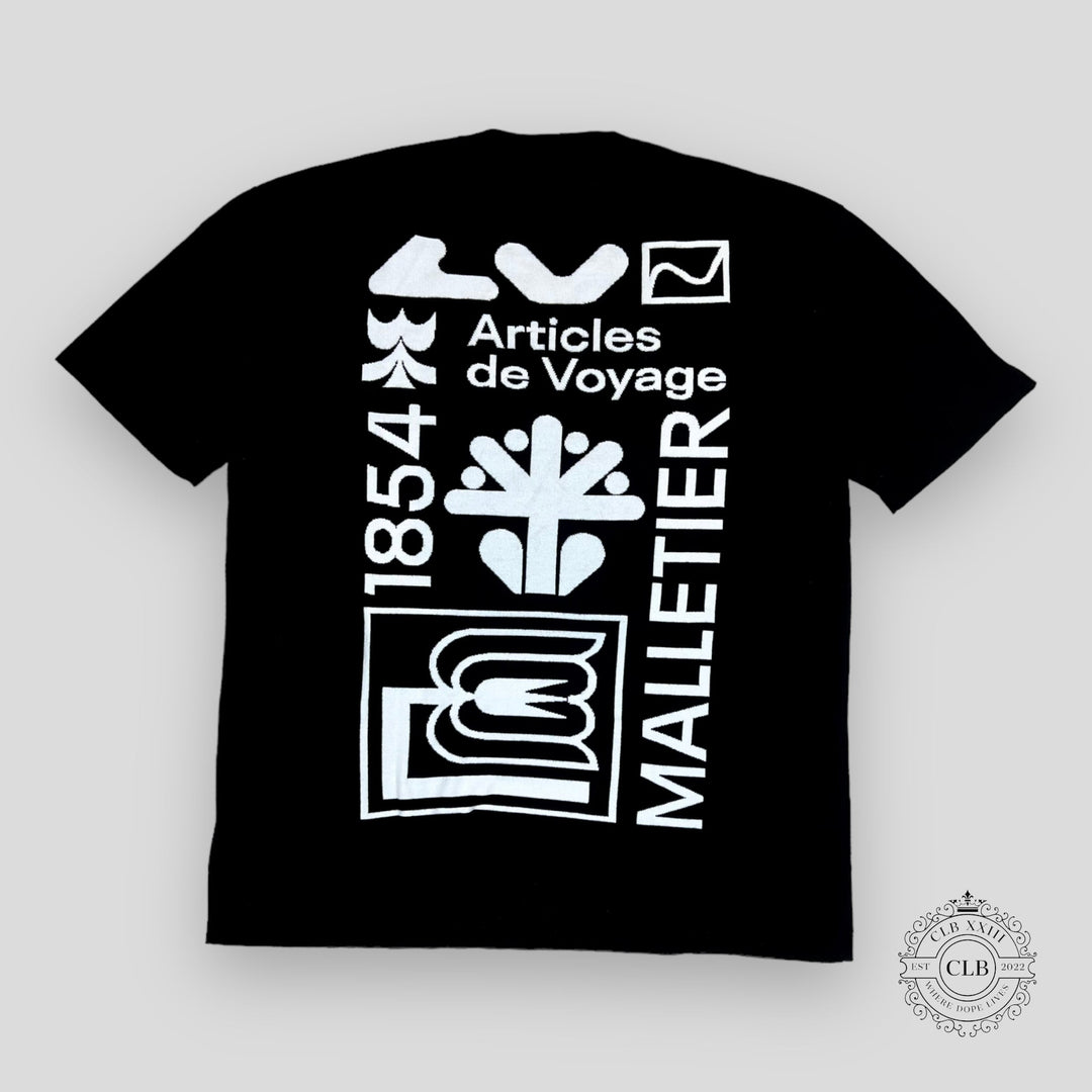 LOUIS VUITTON ARICLES DE VOYAGE T-SHIRT - BLACK