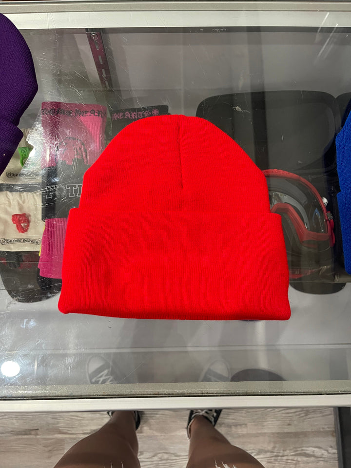 Chrome Hearts Logo Beanie Red
