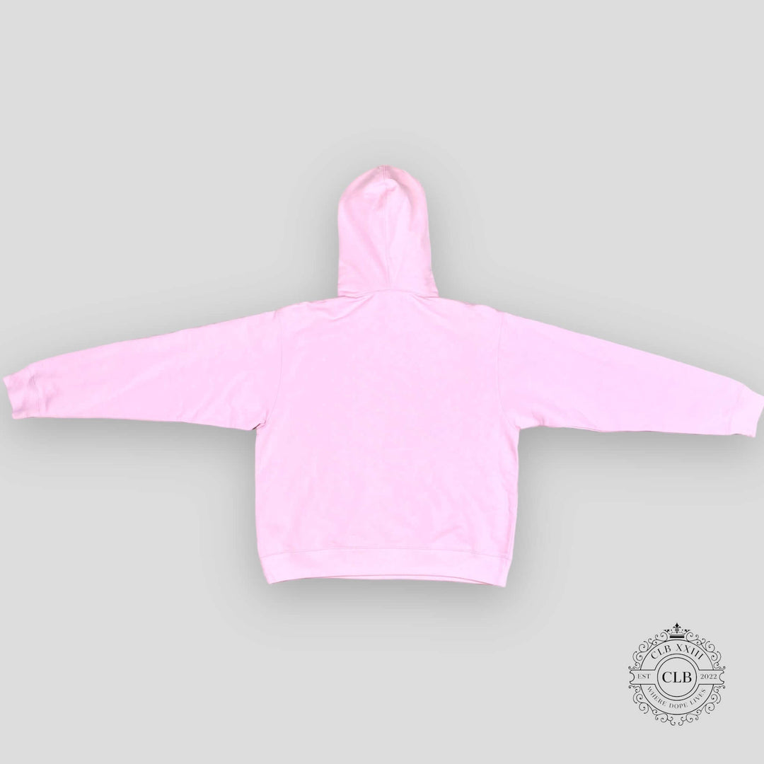 Gucci X The North Face Web Print Hoodie in Pink