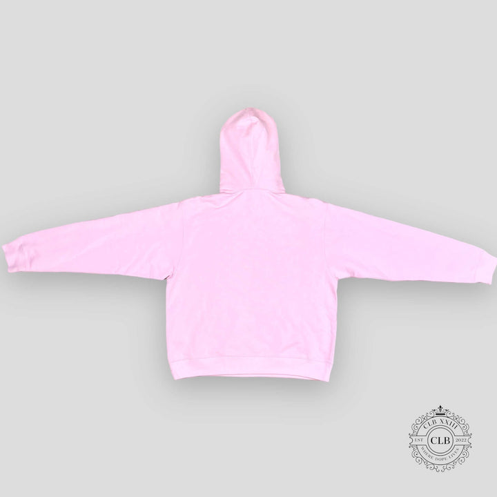 Gucci X The North Face Web Print Hoodie in Pink