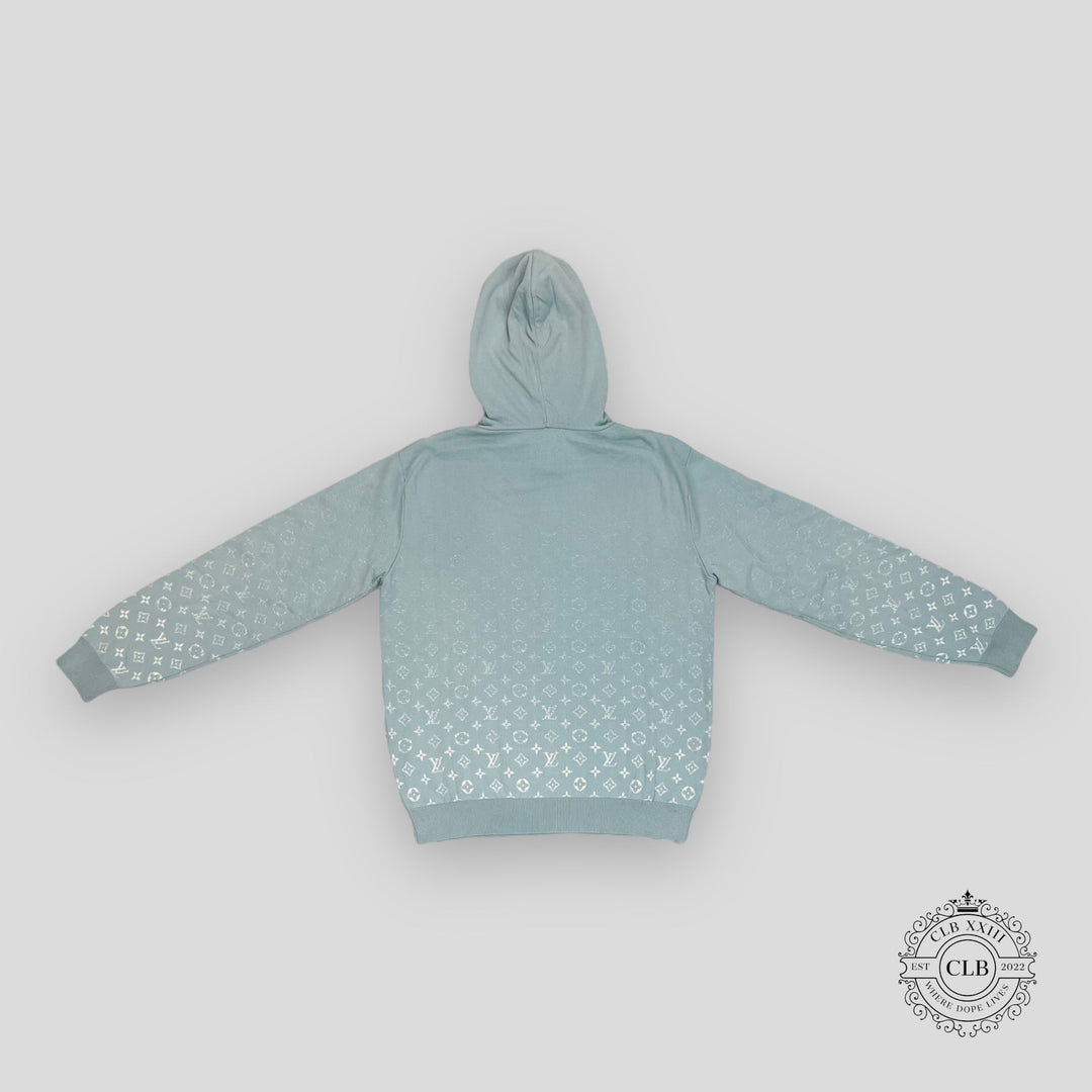 Louis Vuitton Gradient Knit Hoodie in Blue