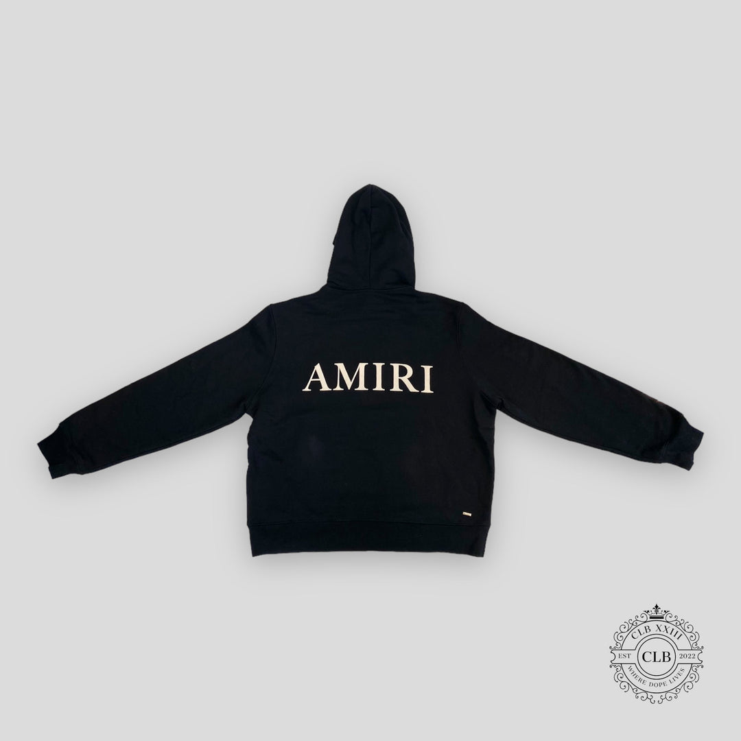 AMIRI PUFF LOGO HOODIE - BLACK