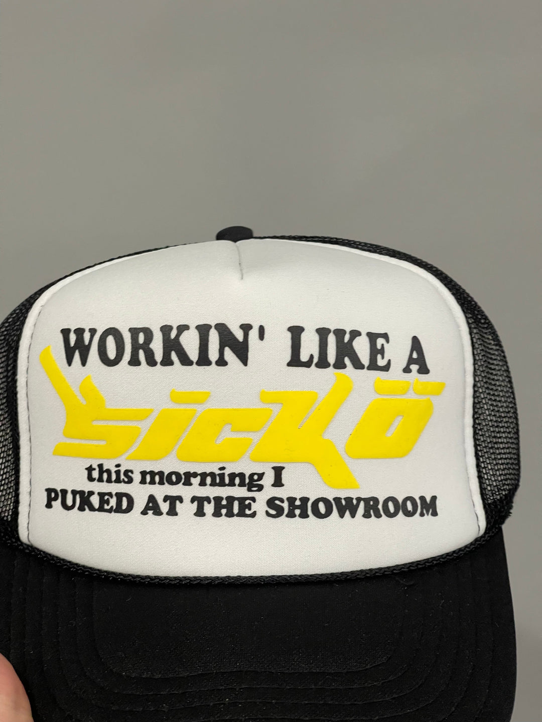 Sicko Laundry Neon Showroom Trucker Hat - Yellow