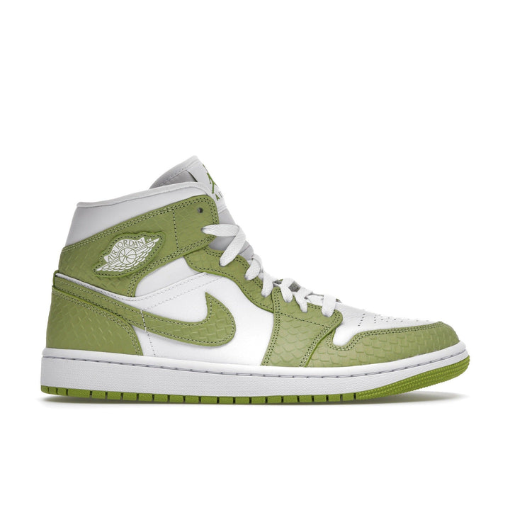 Air Jordan 1 Mid ( W )  " Python Green "