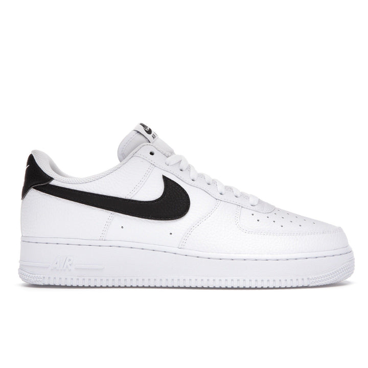 Nike Air Force 1 Low '07 White Black Pebbled Leather