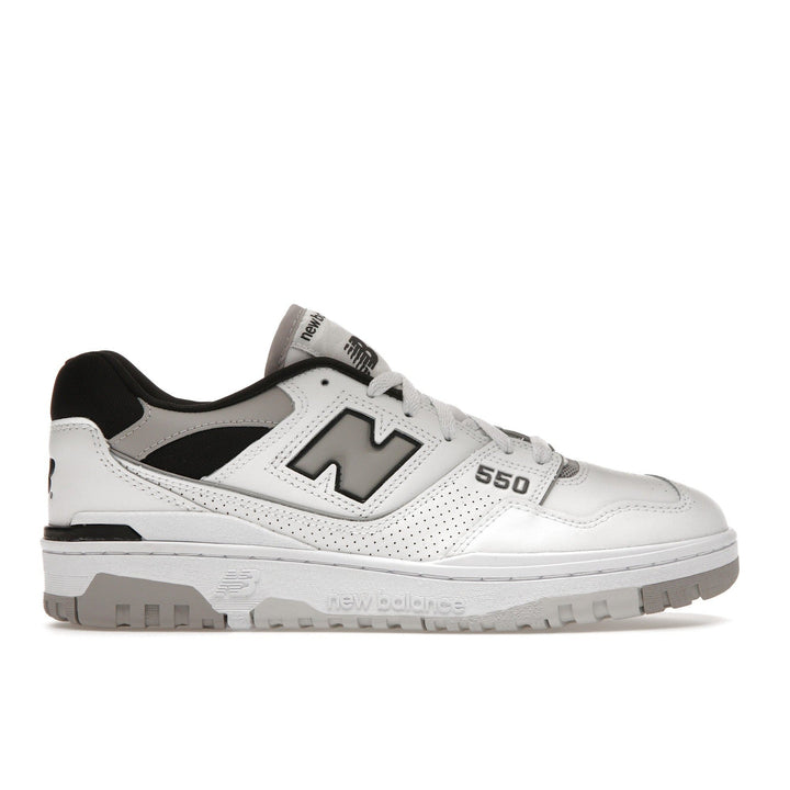 New Balance 550 White Concrete Black