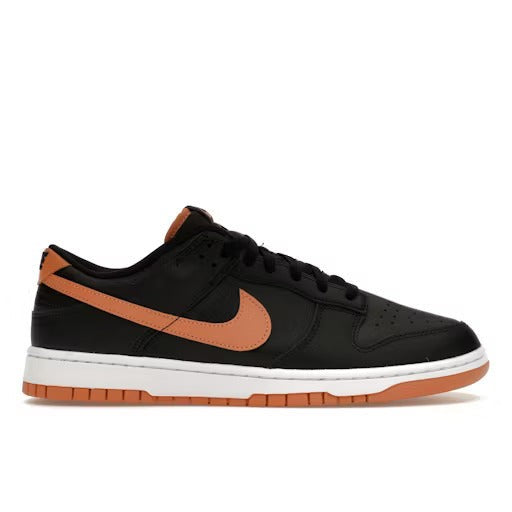 Nike Dunk Low Black Amber Brown
