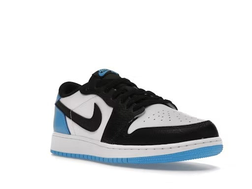 Air Jordan 1 Retro Low OG Black Dark Powder Blue (GS)