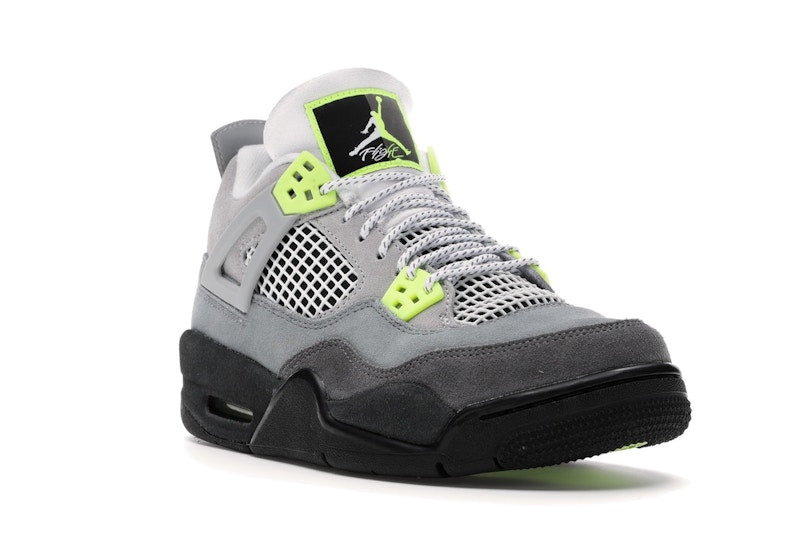 Air Jordan Retro 4 SE 95 "Neon Green" GS