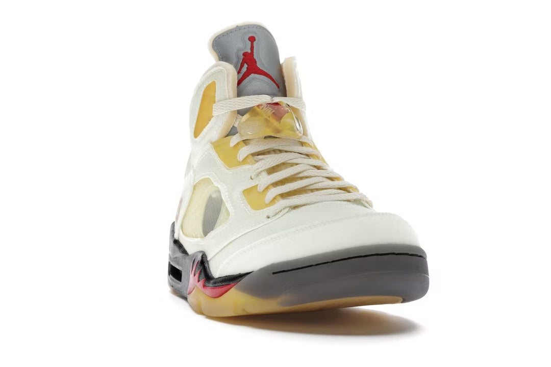 Off White x Air Jordan Retro 5 (Sail)