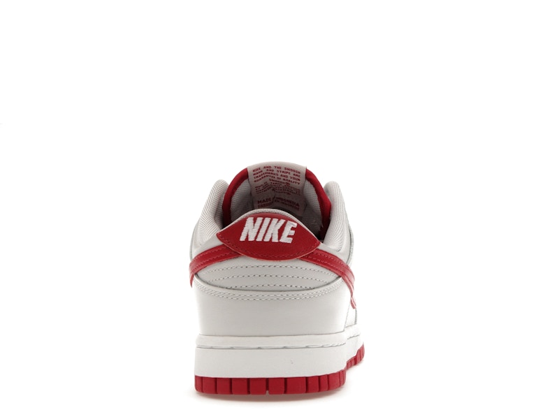 Nike Dunk Low Vast Grey Varsity Red