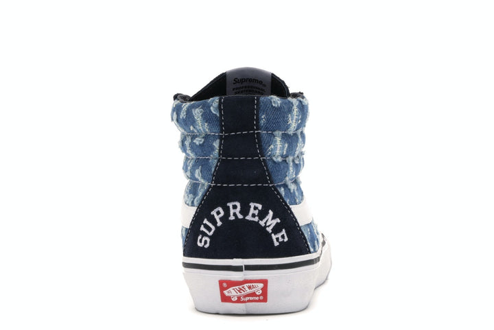 Vans Sk8-Hi Supreme Hole Punch Denim Blue