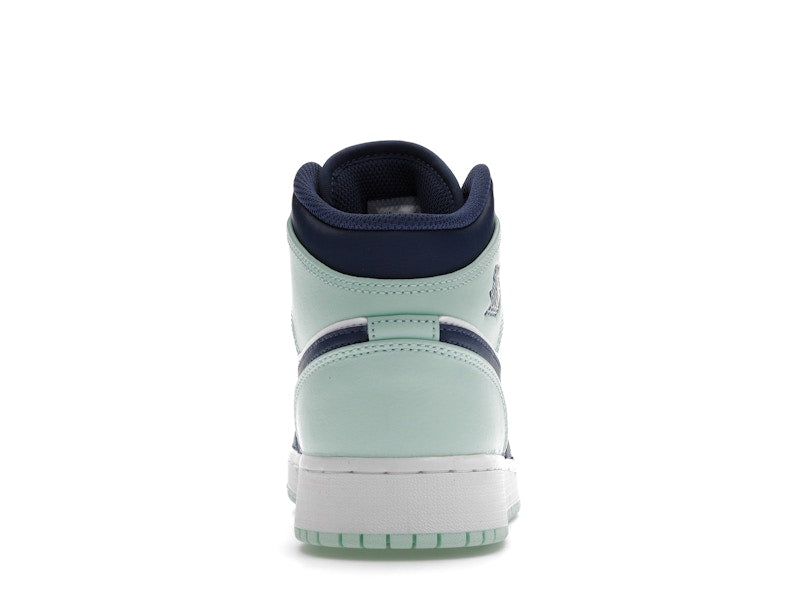 Jordan 1 Mid Mystic Blue Mint (GS)