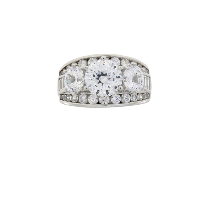 Cubic Zirconium CZ SS Bridal Sterling Silver