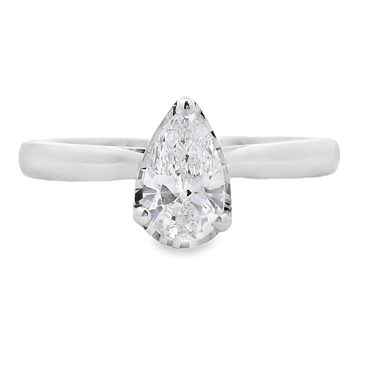Genuine .50ct Lab Grown Diamond  10KT White Gold