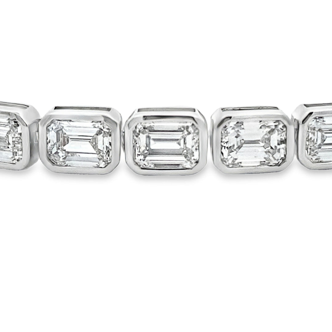 Lab Grown Diamond Tennis Bracelet 14KT White Gold
