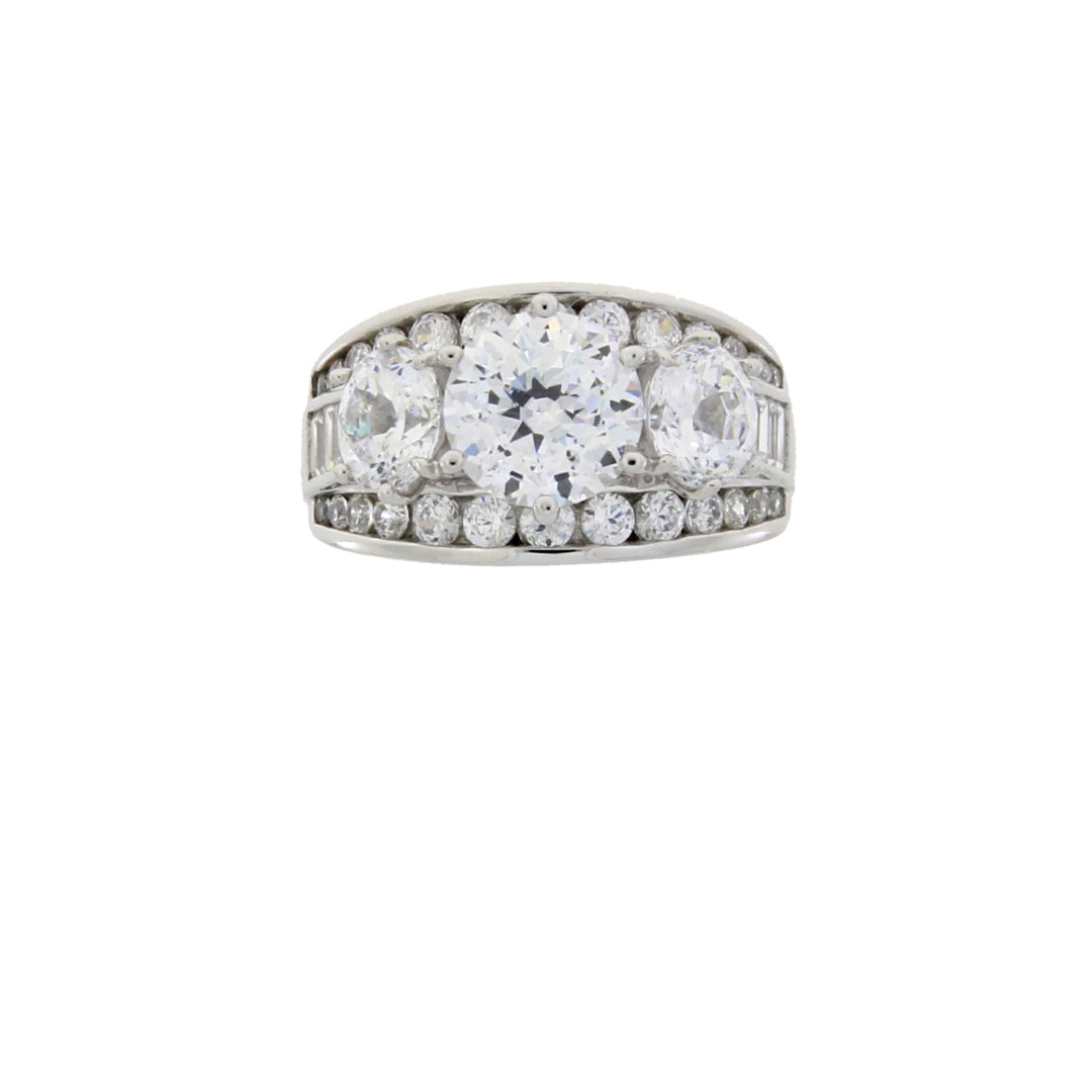 Cubic Zirconium CZ SS Bridal Sterling Silver