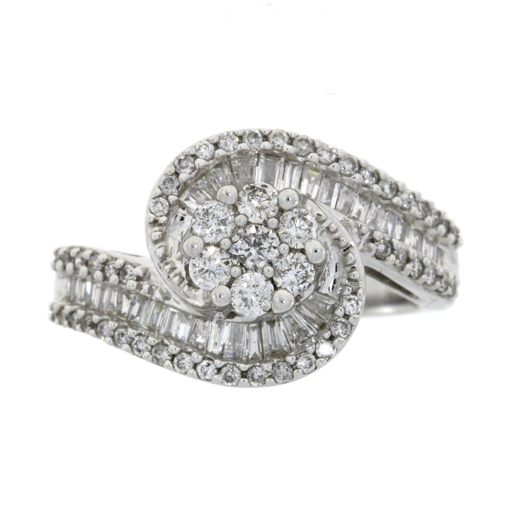 1.00ct Diamond Ring 14KT White Gold