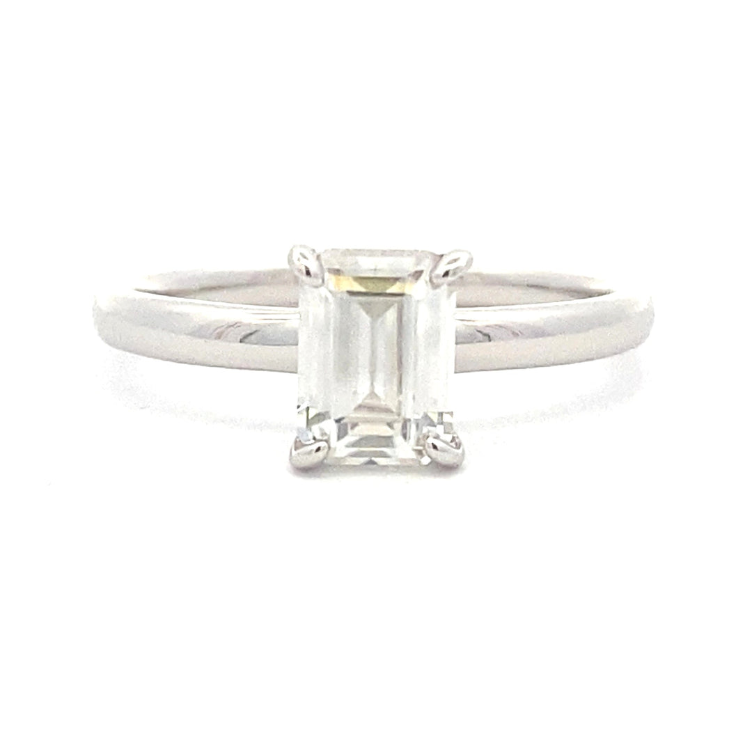 .98ct Moissanite  Sterling Silver