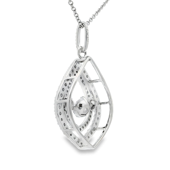 Cubic Zirconia Fashion Pendants Sterling Silver