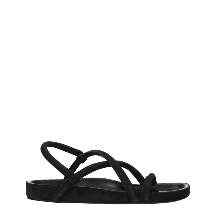 Isabel Marant Sandali Uomo Camoscio Nero