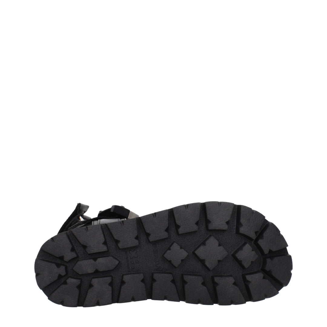 Prada Sandali Uomo Pelle Nero