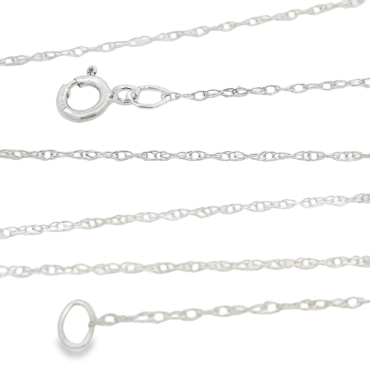 Womens chains 14KT White Gold