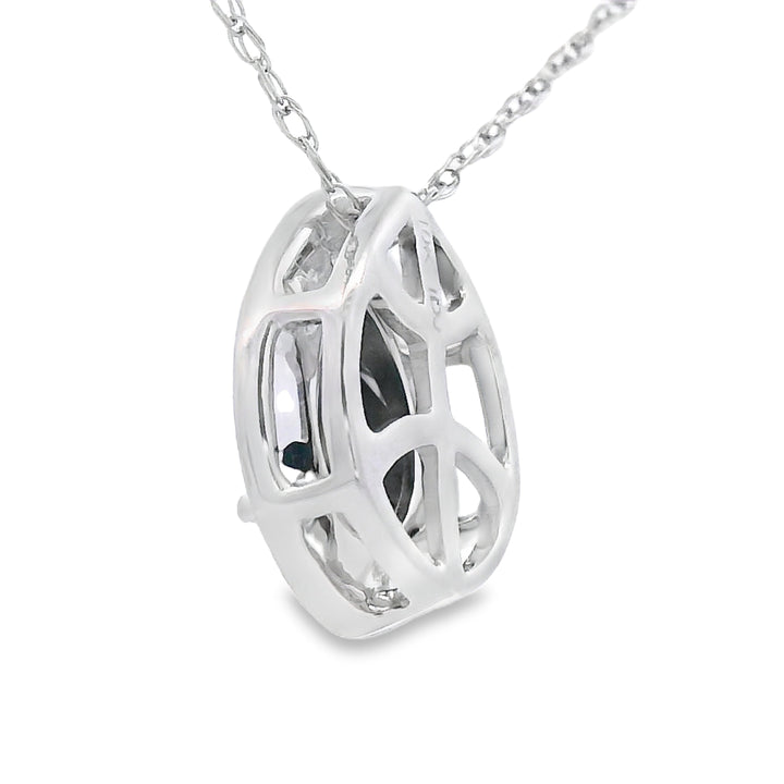 .03ct Onyx Diamond Fashion Pendants 10KT White Gold