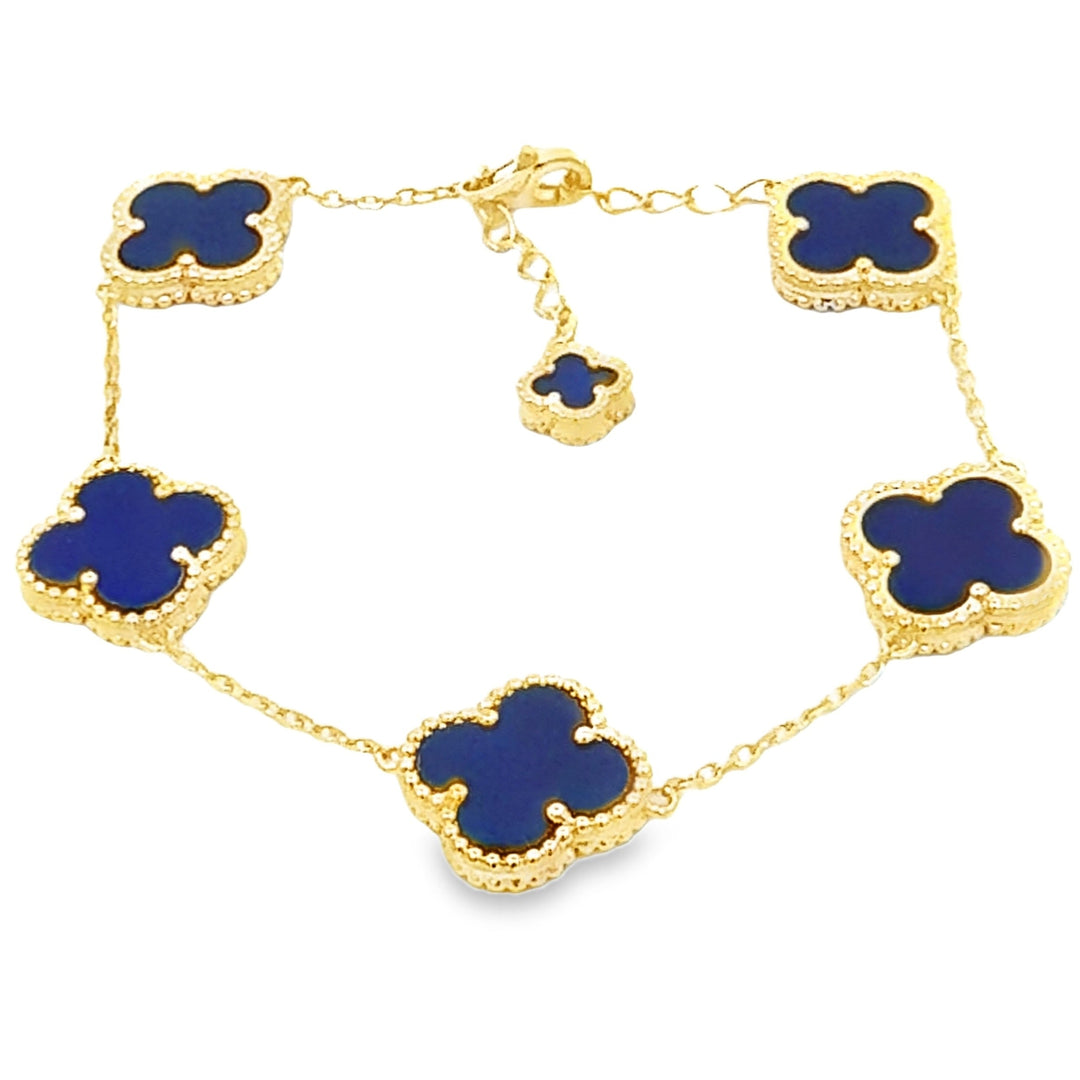 Lapis Lazuli Bracelet Sterling Silver
