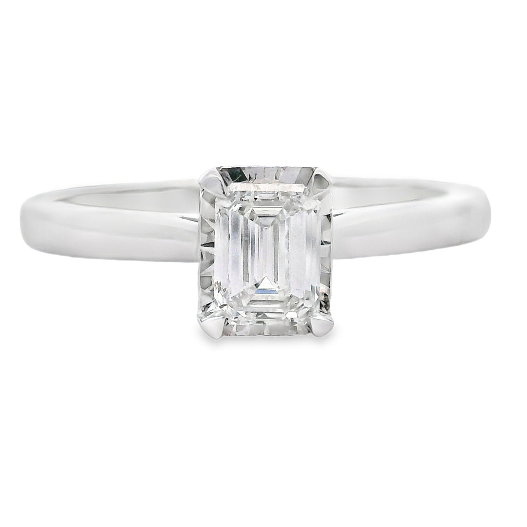 Natural .50ct Lab Grown Diamond  10KT White Gold