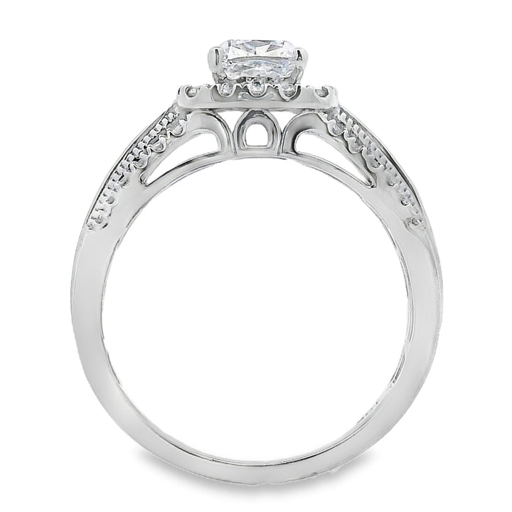 1.53ct Lab Grown Diamond Eng Only 10KT White Gold