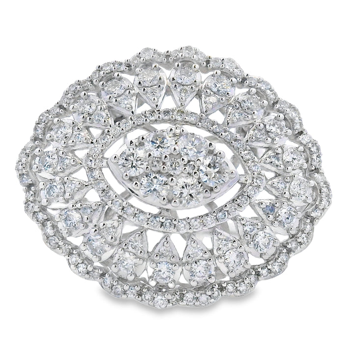 .85ct Diamond Ring 14KT White Gold