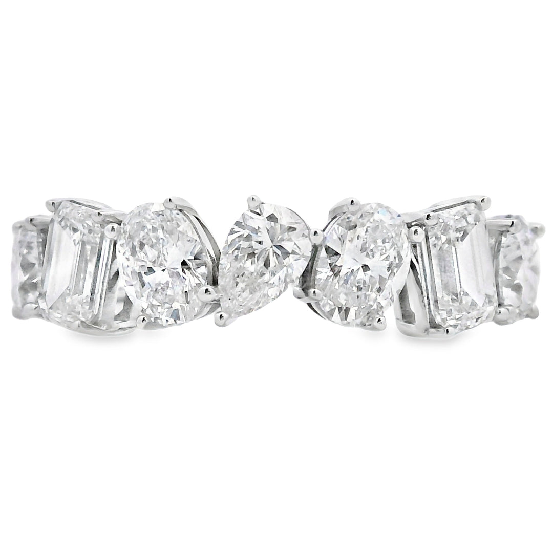Lab Grown Diamond Wedding Band Ring 14KT White Gold