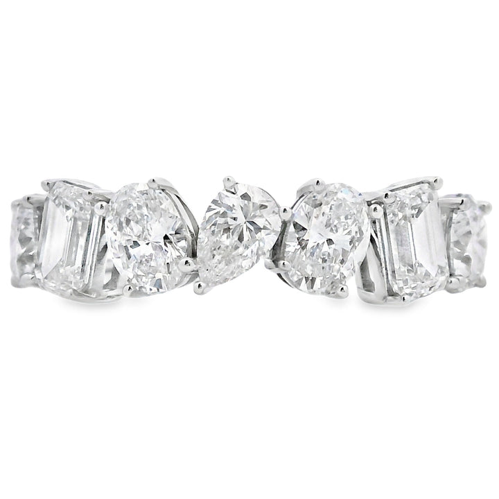 Lab Grown Diamond Wedding Band Ring 14KT White Gold